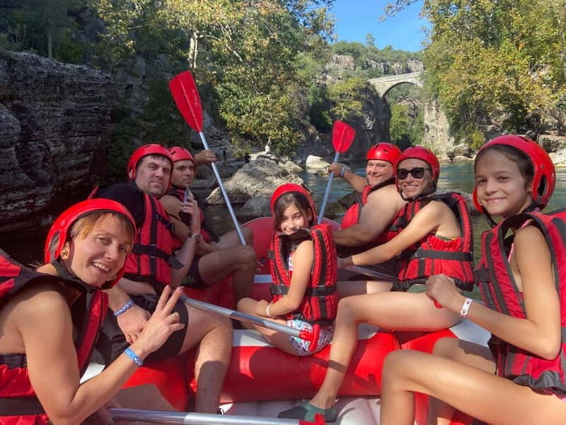 Side/Antalya: Canyon Rafting, Buggy or Quad, & Zipline Tour - Rafting Köprülü Canyon: the 400-meter swim and the rapids moments