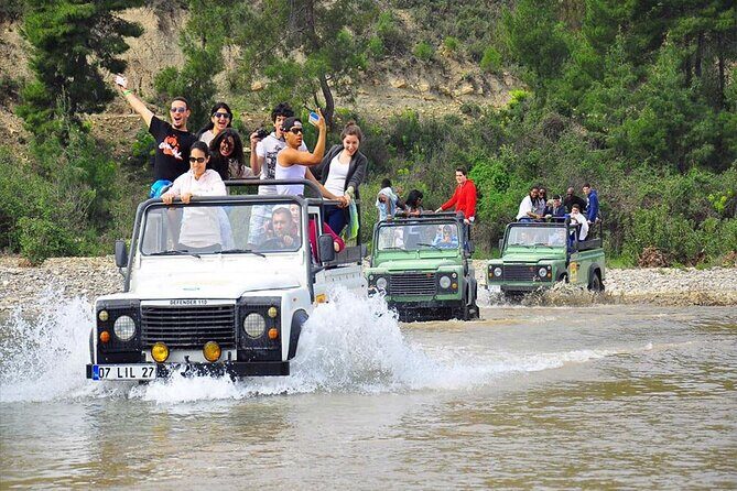Side Jeep Safari Tour Around Taurus Mountains with Lunch - Green Lake swim stop: time for an actual cool-down