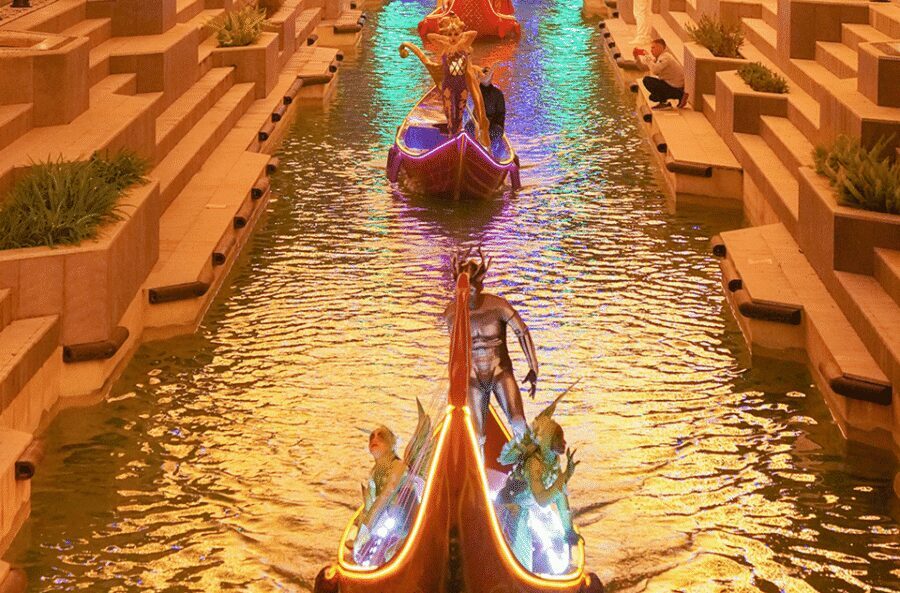 Side: Land of Legends Bus Transfers and Boat Parade - Inside Land of Legends: Rides, Water Fun, and Shopping Time