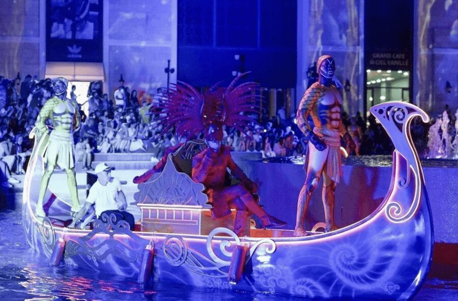 Side: Land of Legends Bus Transfers and Boat Parade - The Boat Parade Show: The Main Event You Can Plan Around
