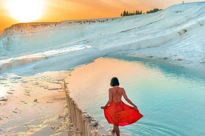 Side Pamukkale Day Trip & Sala Lake Visit w/Meals & Pickup - Pamukkale Thermal Pools: Cleopatra’s Pool is the extra-cost highlight