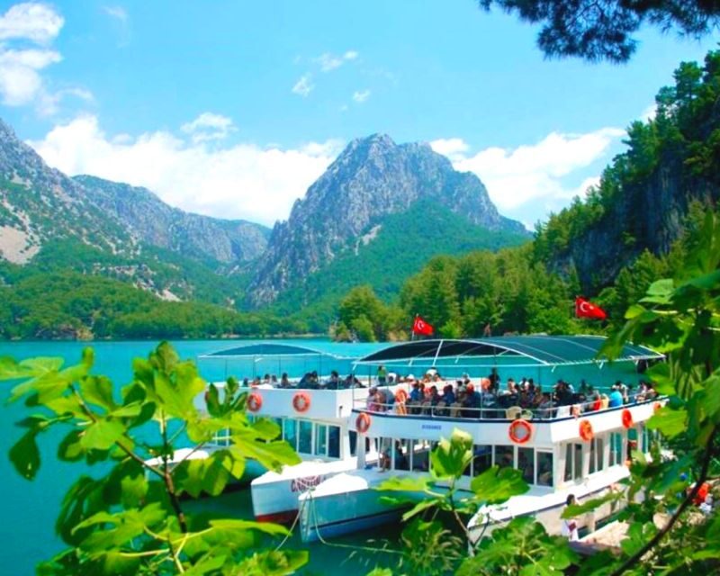 Side:Green Lake Mix Tour - A Day of Nature History & Culture - Oymapınar Dam and Green Canyon: the quick photo payoff