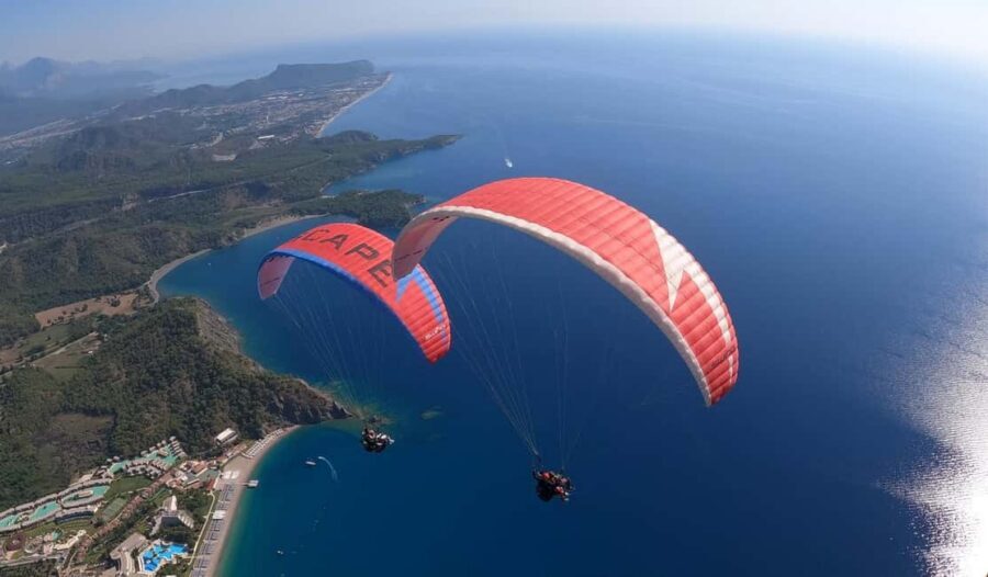 TANDEM PARAGLİDİNG FLIGHT CABLE CAR TRANSFER TO KEMER REGİON - Cable car climb plus Kemer-region transfer: fewer moving parts