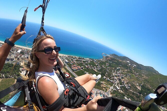 Tandem Paragliding in Alanya, Antalya Turkey with a Licensed Guide - What the flight feels like: thermals, maneuvers, and control